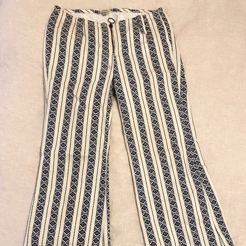 Funky 70s style wide leg pants